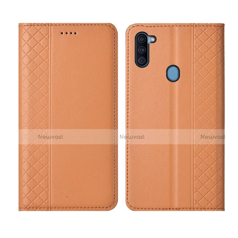 Leather Case Stands Flip Cover L04 Holder for Samsung Galaxy A11