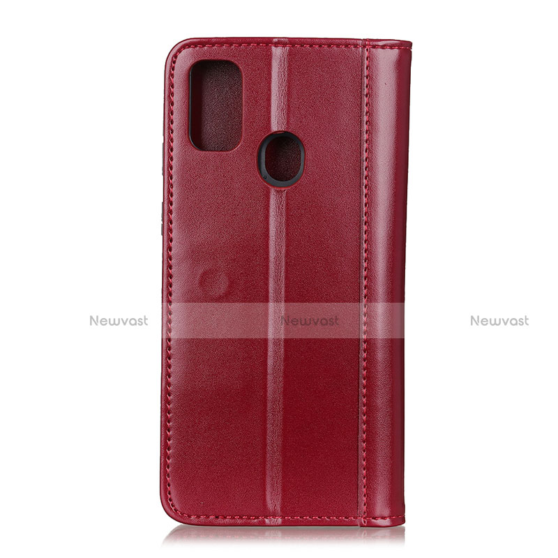 Leather Case Stands Flip Cover L04 Holder for Samsung Galaxy A21s