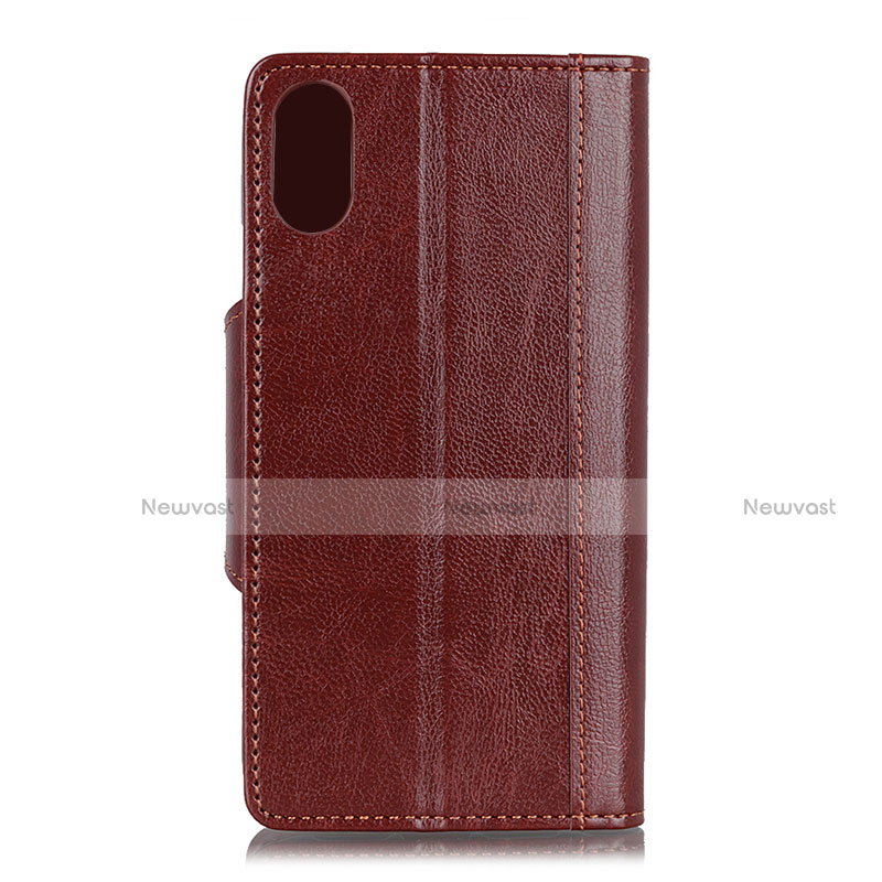 Leather Case Stands Flip Cover L04 Holder for Samsung Galaxy M01 Core