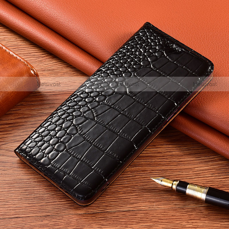 Leather Case Stands Flip Cover L04 Holder for Xiaomi Mi 11 5G Black