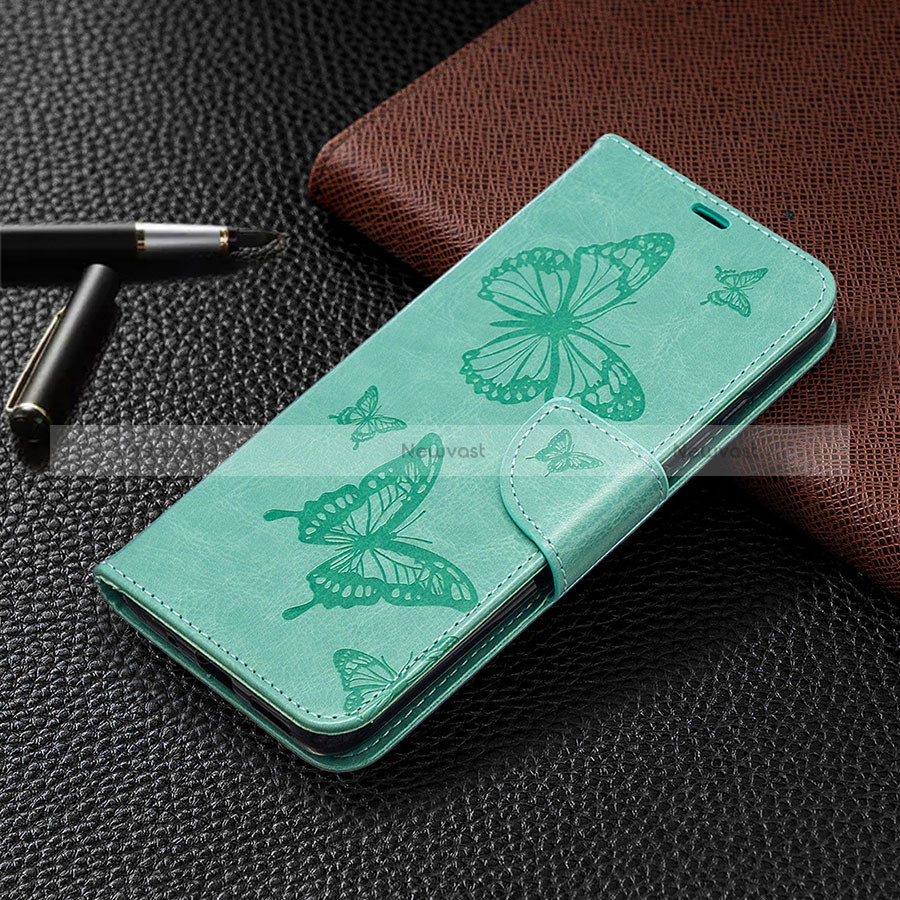 Leather Case Stands Flip Cover L04 Holder for Xiaomi POCO C31 Matcha Green