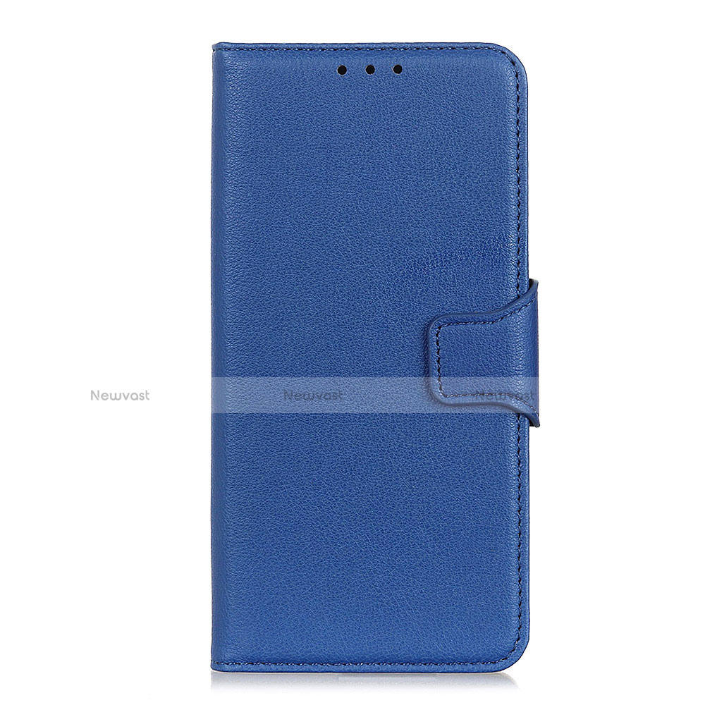 Leather Case Stands Flip Cover L04 Holder for Xiaomi Redmi 9AT Blue