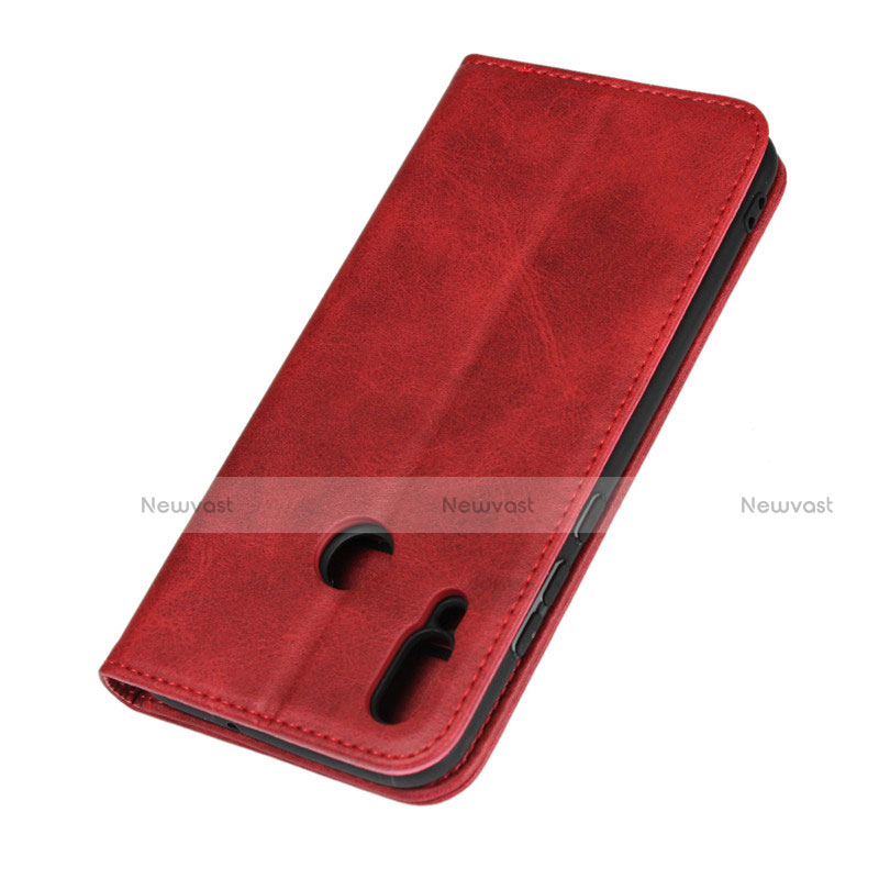 Leather Case Stands Flip Cover L05 for Huawei Honor 10 Lite Red