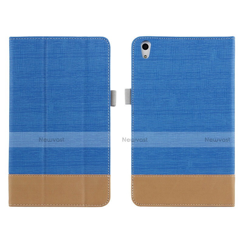 Leather Case Stands Flip Cover L05 for Huawei Honor Pad 2 Blue