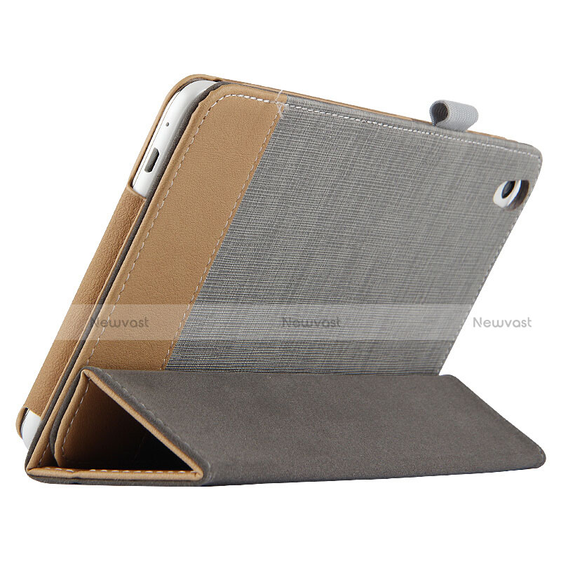 Leather Case Stands Flip Cover L05 for Huawei Honor Pad 2 Gray