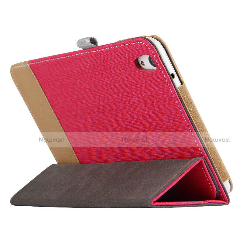 Leather Case Stands Flip Cover L05 for Huawei Honor Pad 2 Red