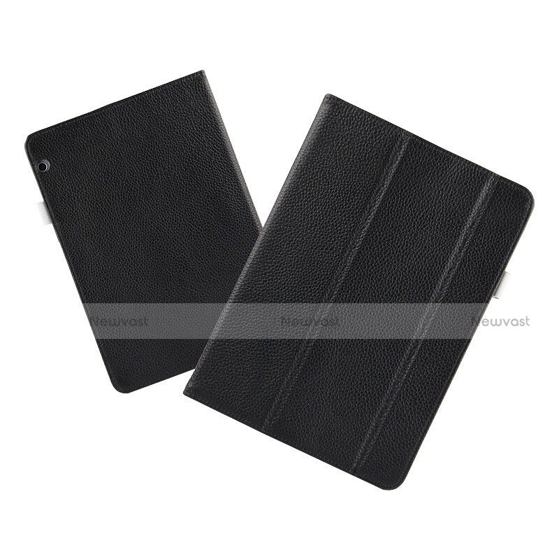 Leather Case Stands Flip Cover L05 for Huawei MediaPad T3 10 AGS-L09 AGS-W09 Black