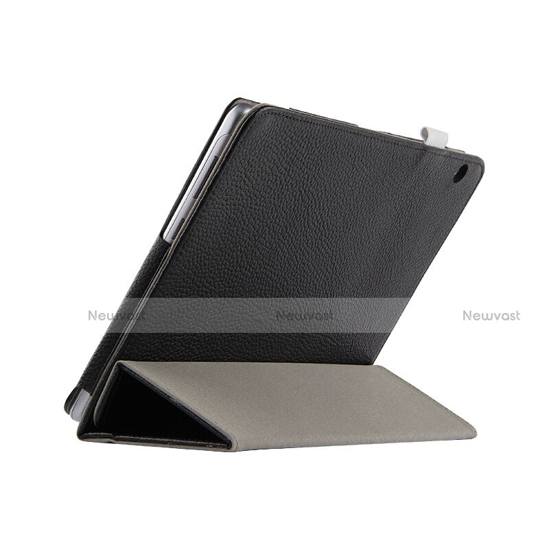 Leather Case Stands Flip Cover L05 for Huawei MediaPad T3 10 AGS-L09 AGS-W09 Black