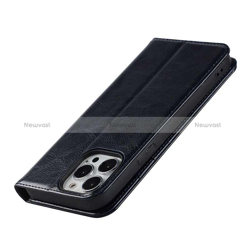 Leather Case Stands Flip Cover L05 Holder for Apple iPhone 14 Pro