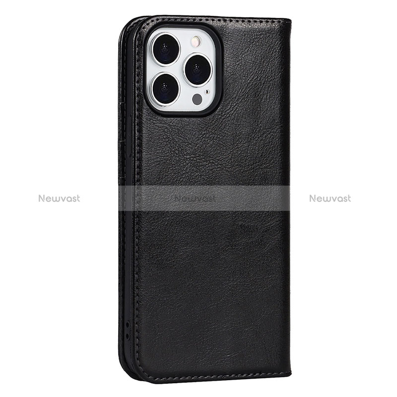 Leather Case Stands Flip Cover L05 Holder for Apple iPhone 14 Pro Max