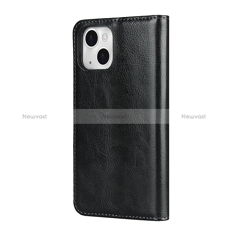 Leather Case Stands Flip Cover L05 Holder for Apple iPhone 15