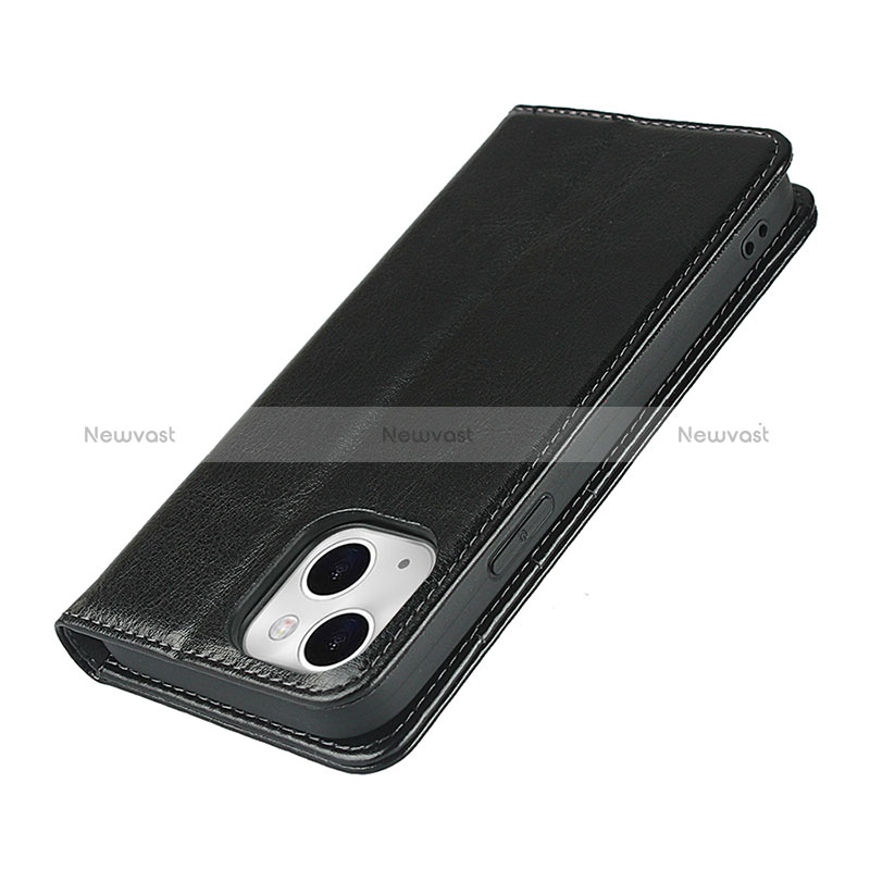 Leather Case Stands Flip Cover L05 Holder for Apple iPhone 15