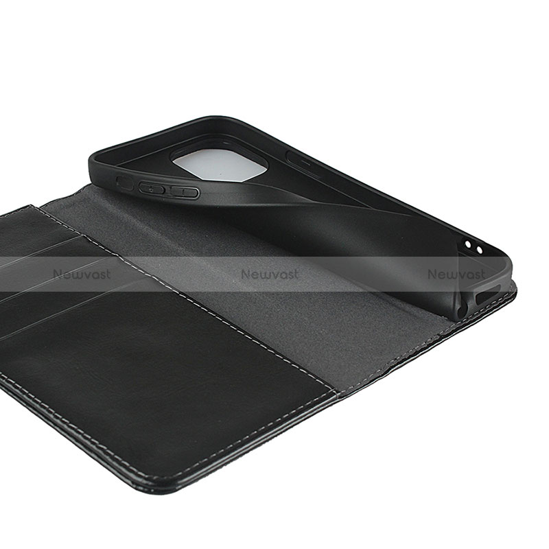 Leather Case Stands Flip Cover L05 Holder for Apple iPhone 15