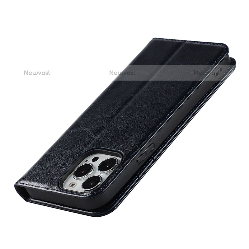 Leather Case Stands Flip Cover L05 Holder for Apple iPhone 15 Pro