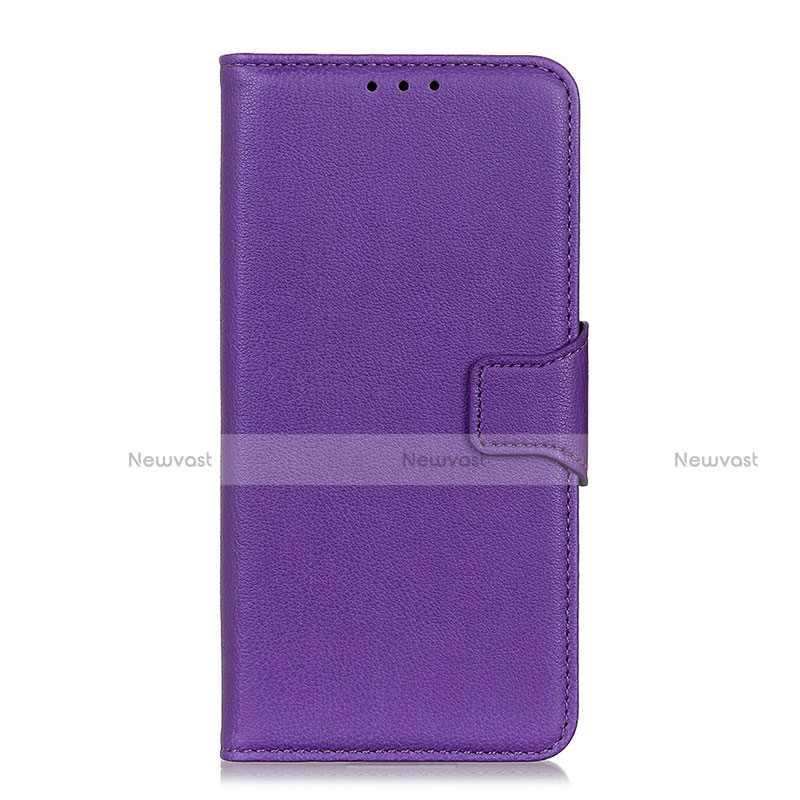 Leather Case Stands Flip Cover L05 Holder for Huawei Honor 9S Purple