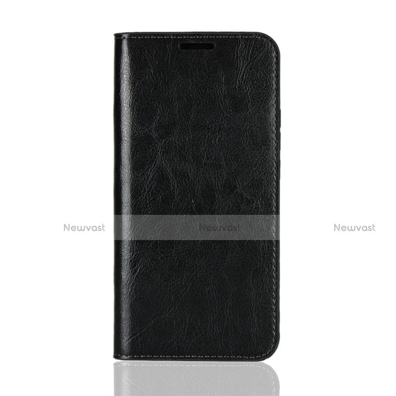 Leather Case Stands Flip Cover L05 Holder for Huawei Mate 20 Lite Black