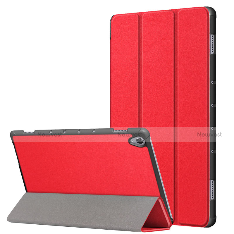 Leather Case Stands Flip Cover L05 Holder for Huawei MatePad 10.8 Red