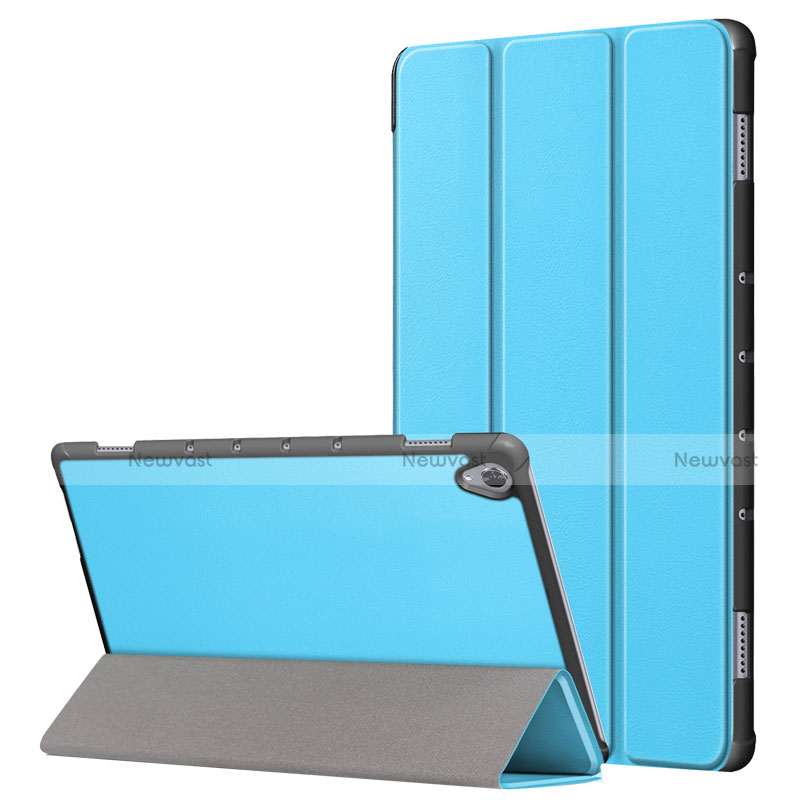 Leather Case Stands Flip Cover L05 Holder for Huawei MatePad 10.8 Sky Blue