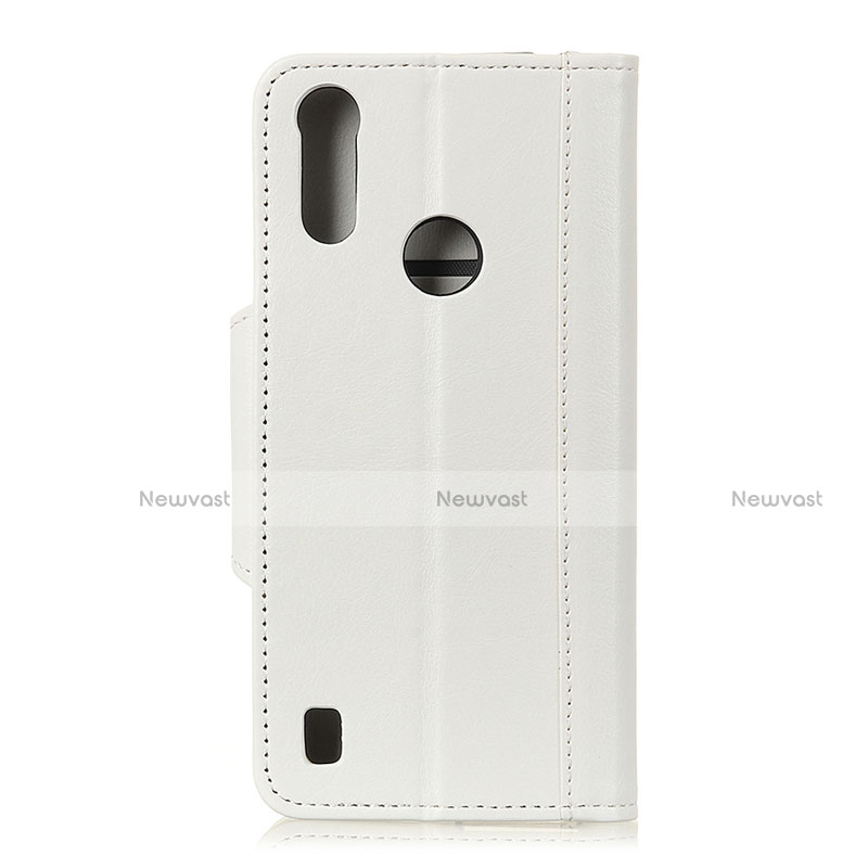 Leather Case Stands Flip Cover L05 Holder for Motorola Moto E6s (2020)