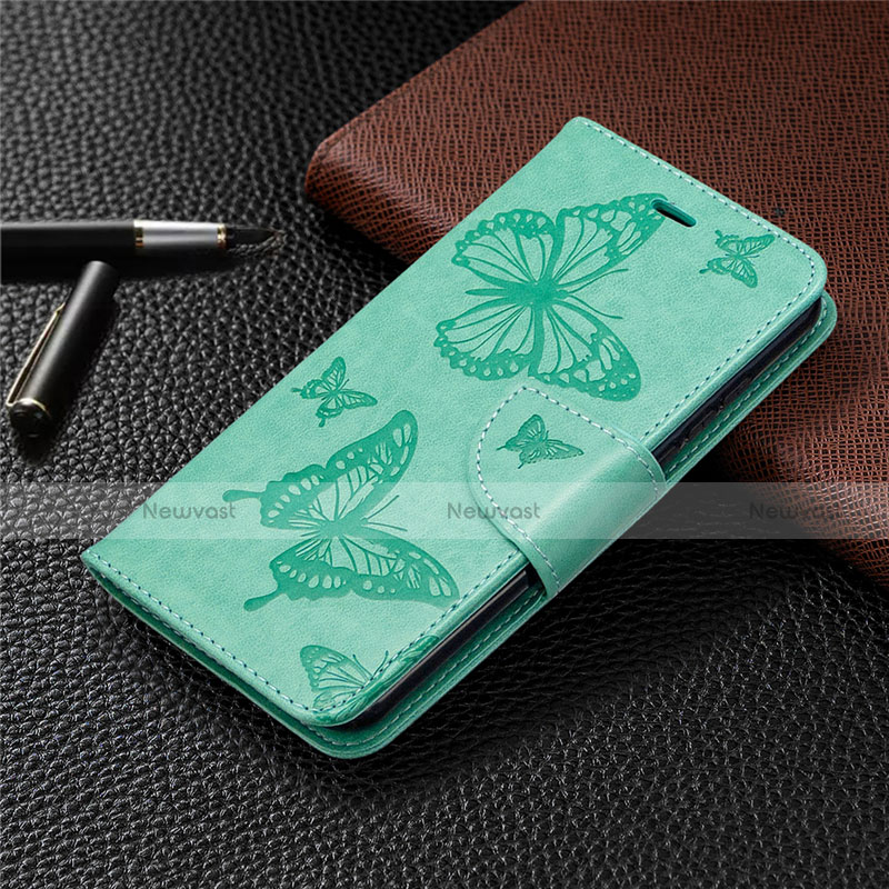 Leather Case Stands Flip Cover L05 Holder for Nokia 1.3 Green