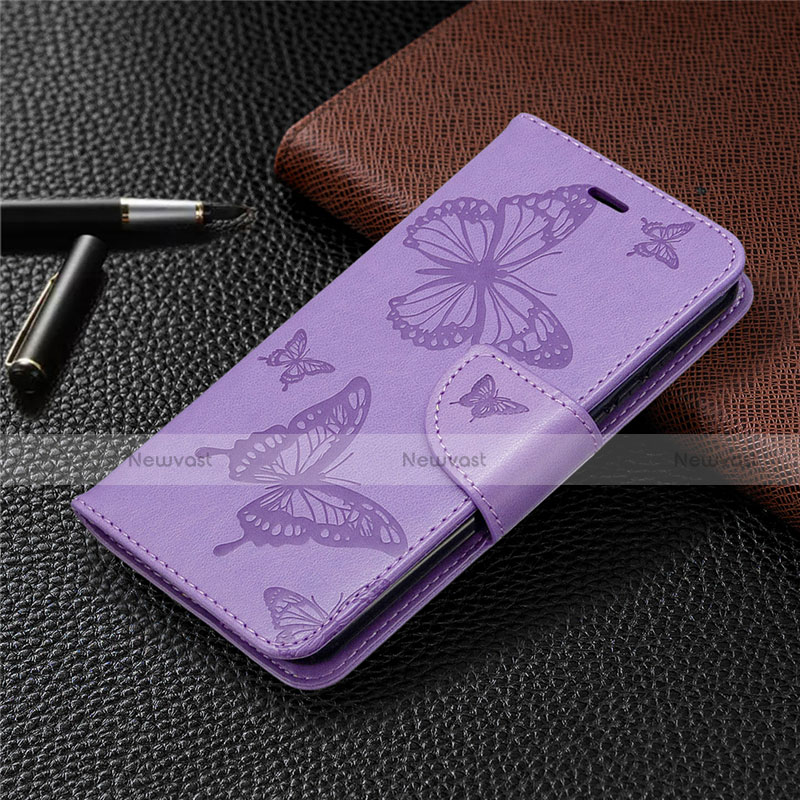 Leather Case Stands Flip Cover L05 Holder for Nokia 1.3 Purple