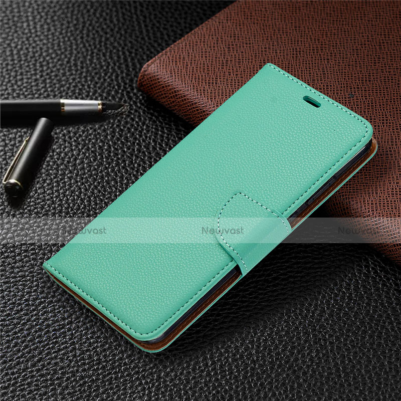 Leather Case Stands Flip Cover L05 Holder for Nokia 5.3 Green