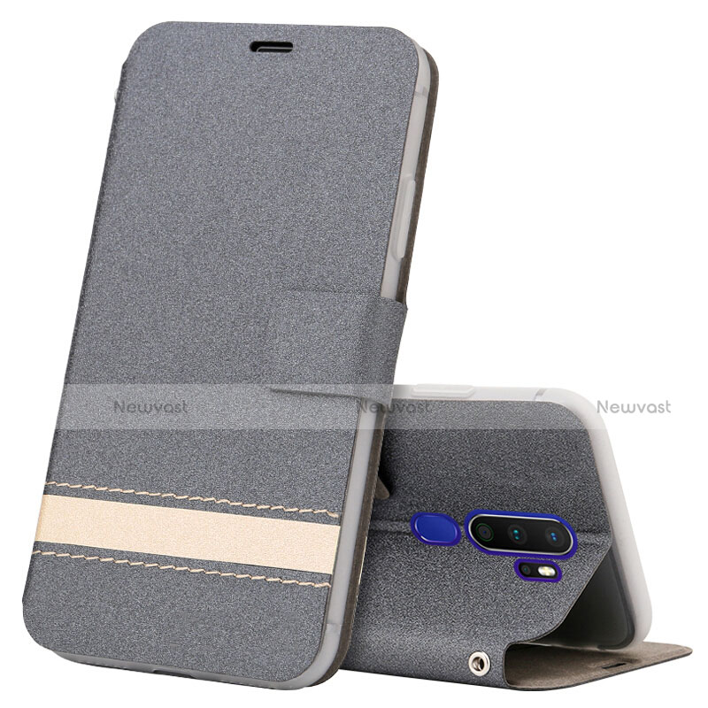 Leather Case Stands Flip Cover L05 Holder for Oppo A11