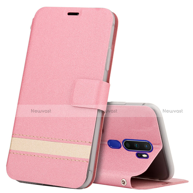 Leather Case Stands Flip Cover L05 Holder for Oppo A11