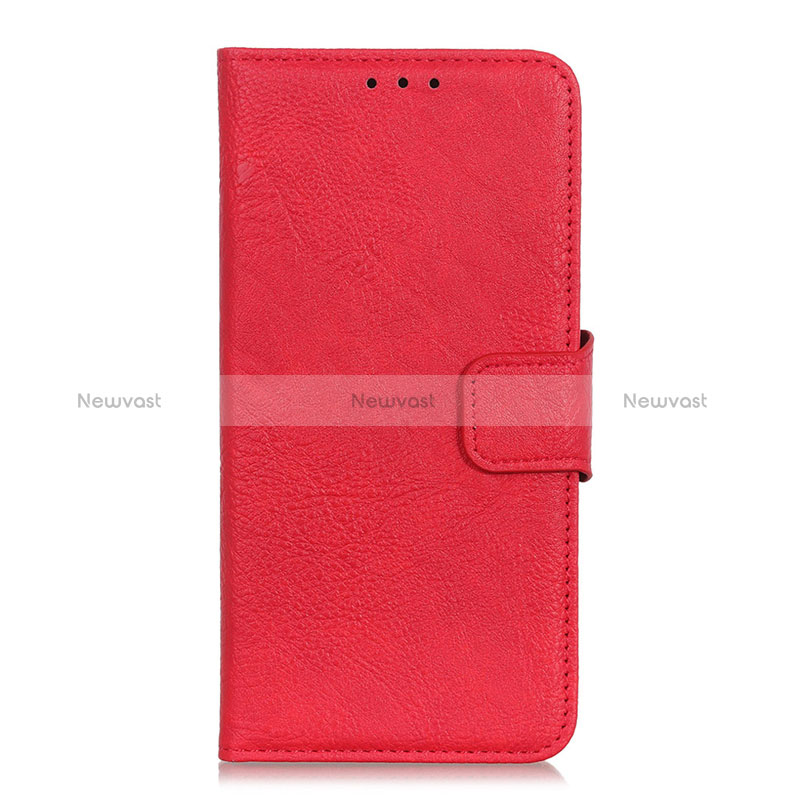 Leather Case Stands Flip Cover L05 Holder for Oppo A35 Red