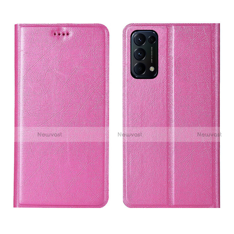 Leather Case Stands Flip Cover L05 Holder for Oppo Find X3 Lite 5G