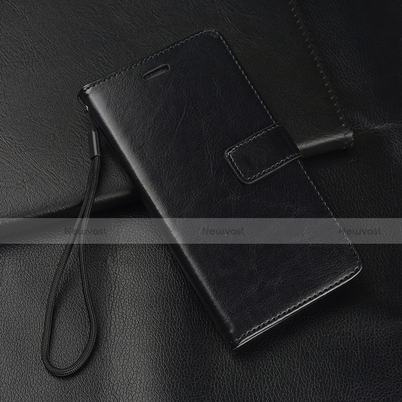 Leather Case Stands Flip Cover L05 Holder for Realme X2 Black