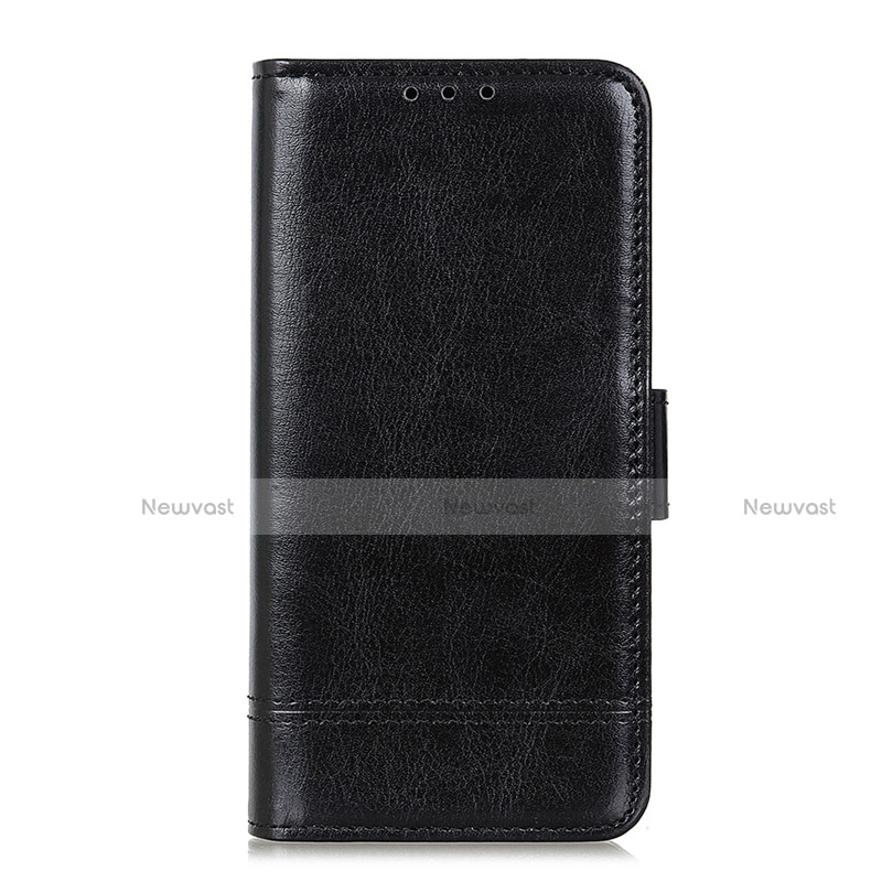 Leather Case Stands Flip Cover L05 Holder for Samsung Galaxy A01 Core Black