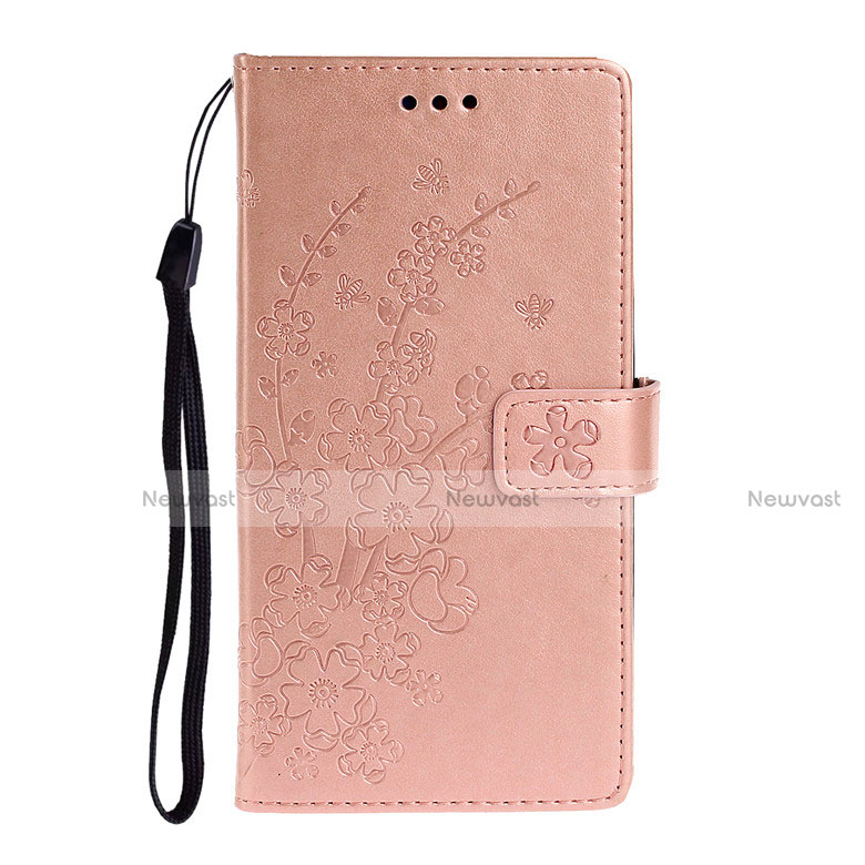 Leather Case Stands Flip Cover L05 Holder for Samsung Galaxy A51 5G Rose Gold