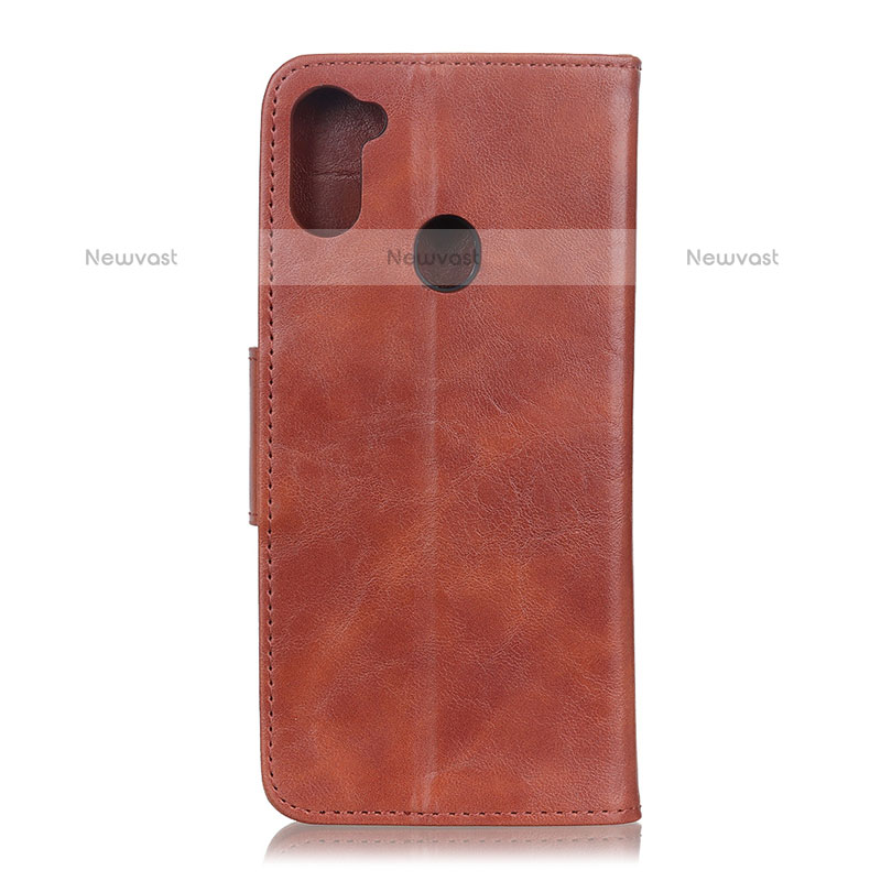 Leather Case Stands Flip Cover L05 Holder for Samsung Galaxy M11