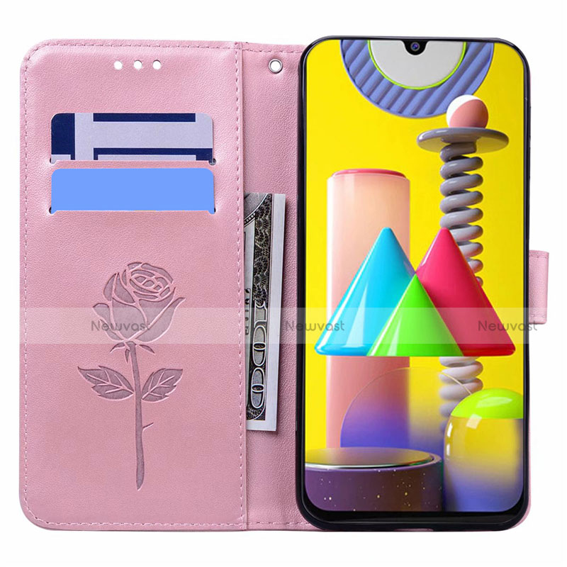 Leather Case Stands Flip Cover L05 Holder for Samsung Galaxy M31