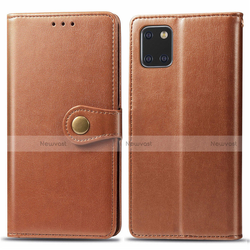 Leather Case Stands Flip Cover L05 Holder for Samsung Galaxy M60s