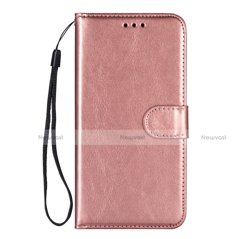 Leather Case Stands Flip Cover L05 Holder for Samsung Galaxy S20 5G Rose Gold