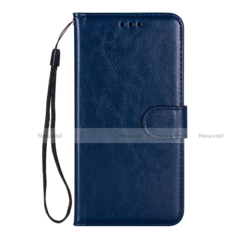 Leather Case Stands Flip Cover L05 Holder for Samsung Galaxy S20 Plus 5G Blue