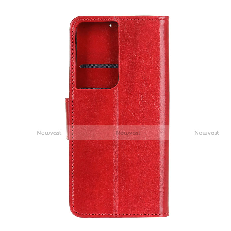 Leather Case Stands Flip Cover L05 Holder for Samsung Galaxy S21 Ultra 5G