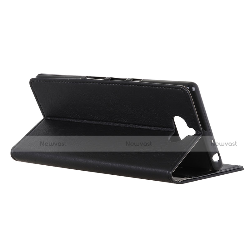 Leather Case Stands Flip Cover L05 Holder for Sony Xperia 8