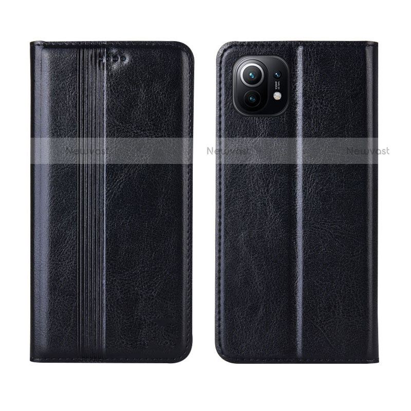 Leather Case Stands Flip Cover L05 Holder for Xiaomi Mi 11 Lite 4G