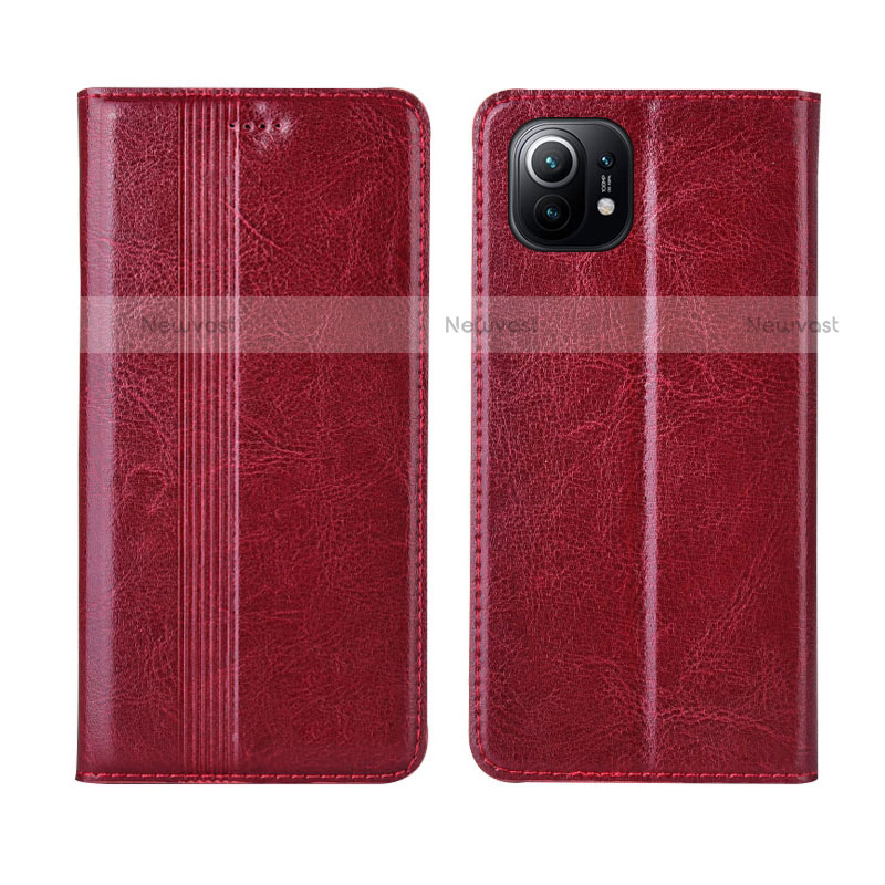 Leather Case Stands Flip Cover L05 Holder for Xiaomi Mi 11 Lite 5G NE