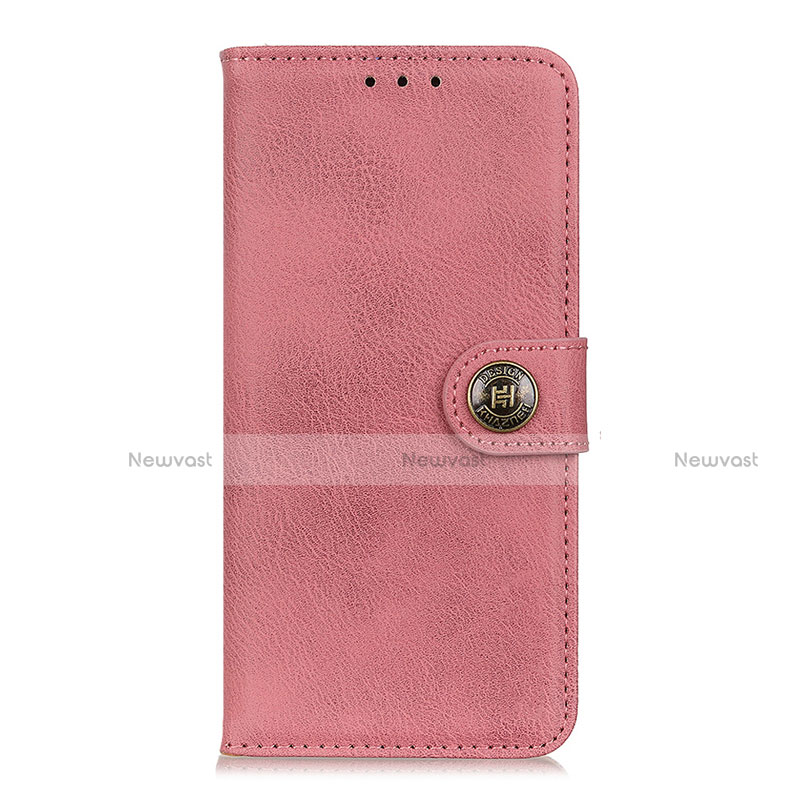 Leather Case Stands Flip Cover L05 Holder for Xiaomi Poco X3 Pink