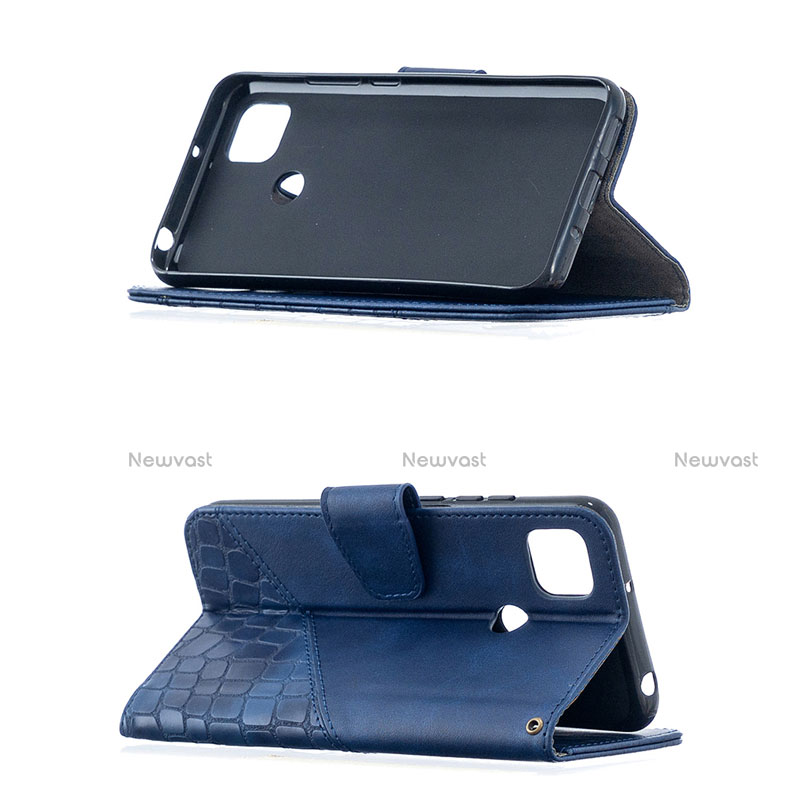 Leather Case Stands Flip Cover L05 Holder for Xiaomi Redmi 9 India