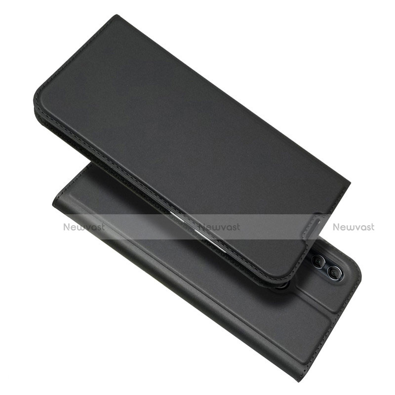 Leather Case Stands Flip Cover L06 for Huawei Honor 10 Lite Black