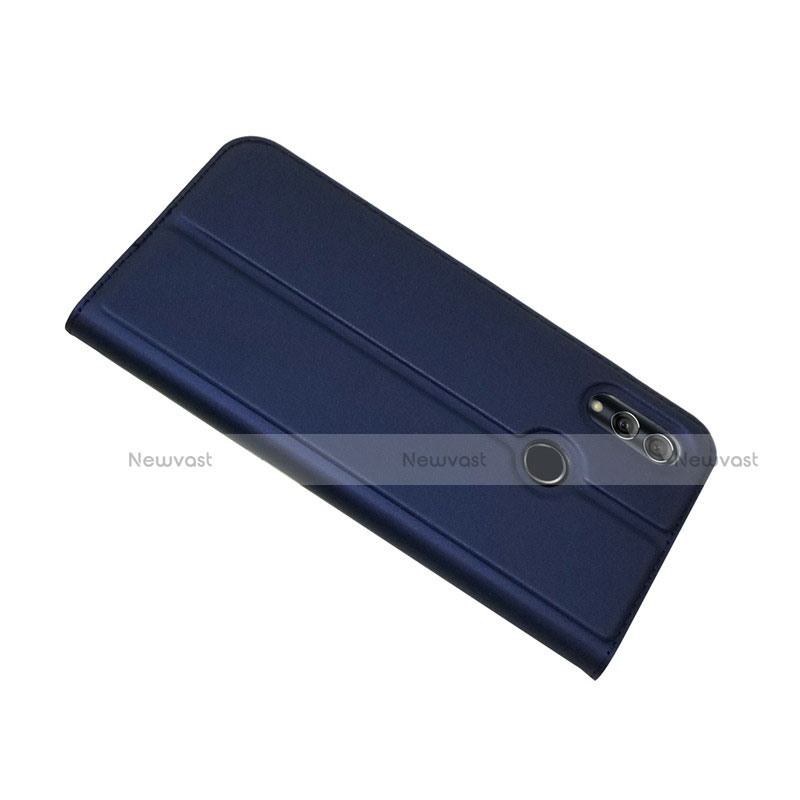 Leather Case Stands Flip Cover L06 for Huawei Honor 10 Lite Blue