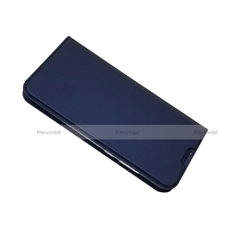 Leather Case Stands Flip Cover L06 for Huawei Honor 10 Lite Blue