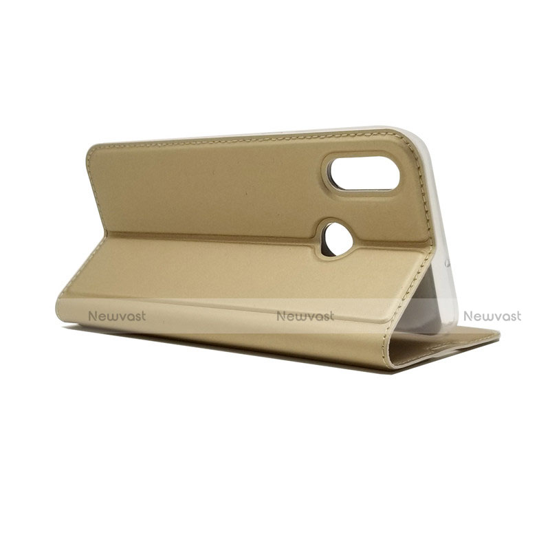 Leather Case Stands Flip Cover L06 for Huawei Honor 10 Lite Gold