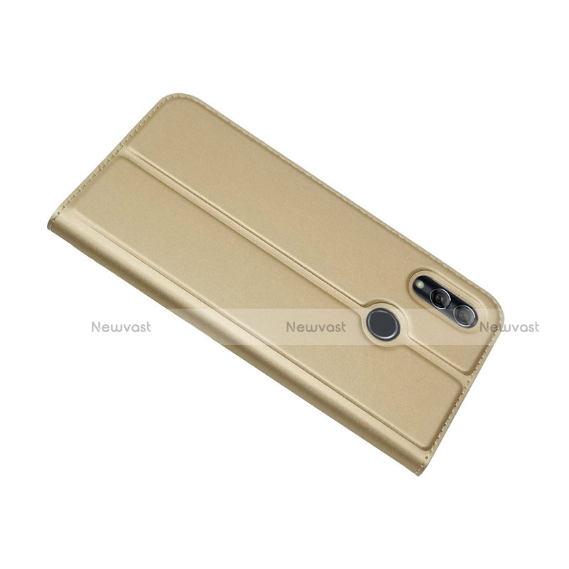 Leather Case Stands Flip Cover L06 for Huawei Honor 10 Lite Gold