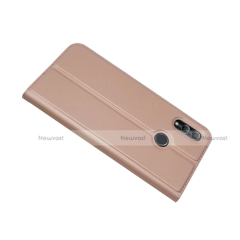 Leather Case Stands Flip Cover L06 for Huawei Honor 10 Lite Rose Gold